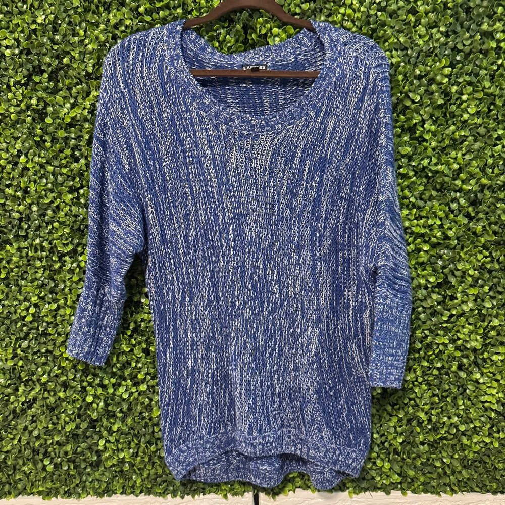 blue sweater